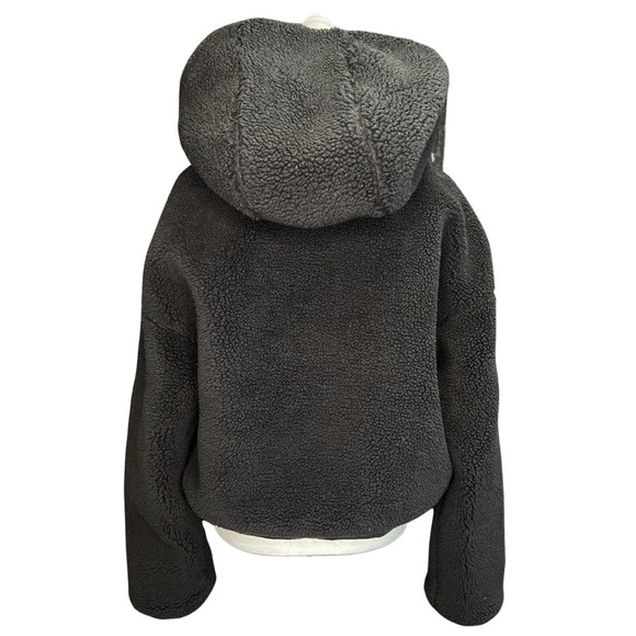 Black Teddy Half-Zip Hoodie NWT - Picture 5 of 5